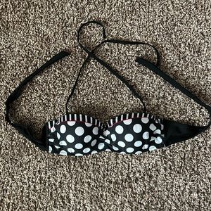 Polka dot swim top NWOT